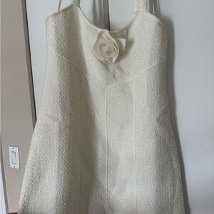 Maeve Cream Mini Dress